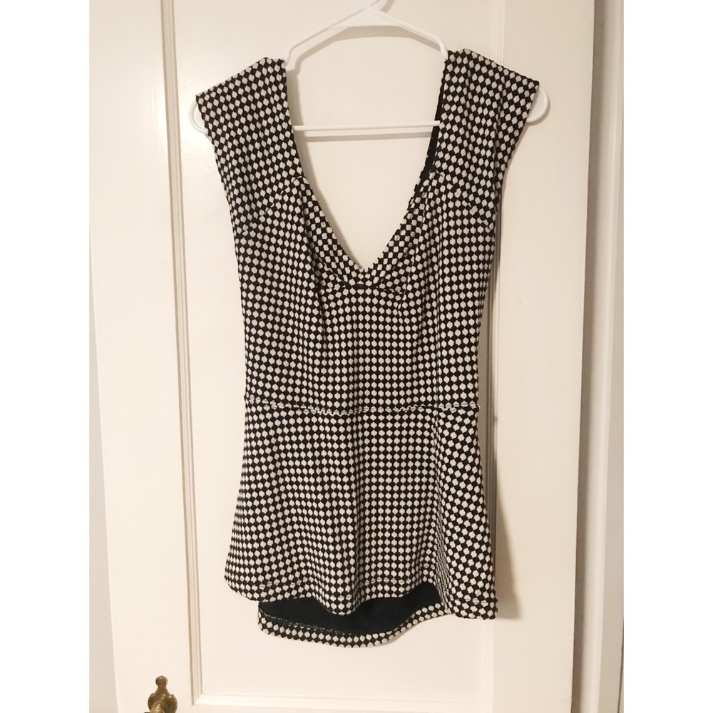 Anthropologie Deletta open back top sz L